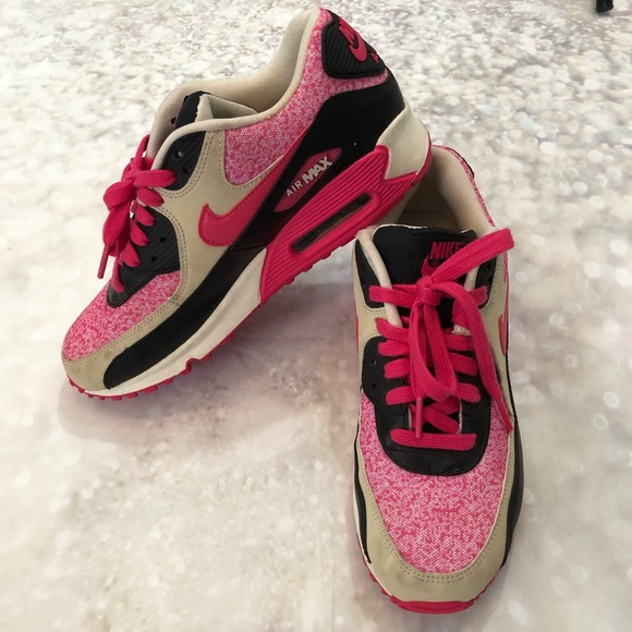 Nike Shoes - Nike Air Max 90 Pink Sail Birch Speckle Sneakers